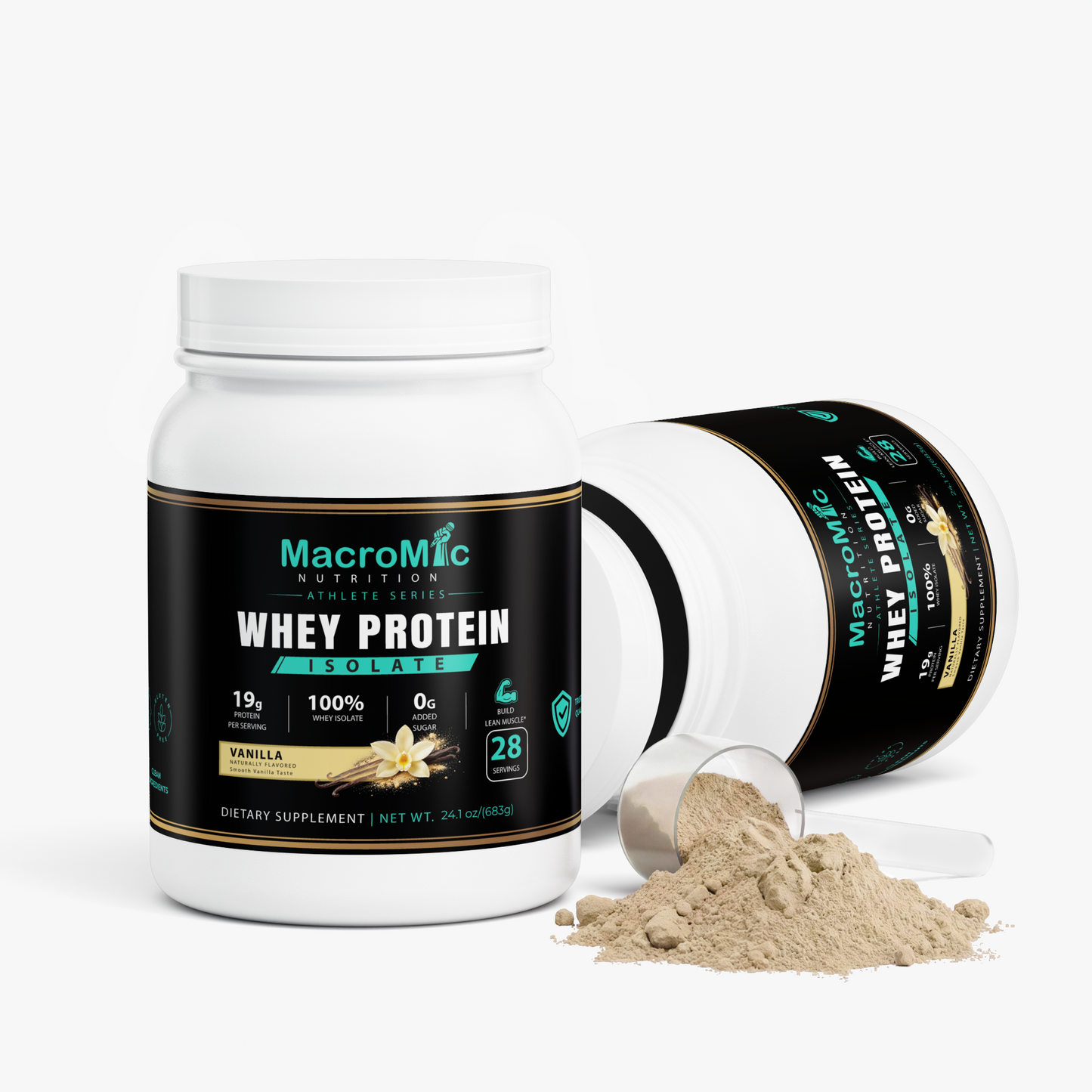 Pure3 100% Whey Protein Isolate (Vanilla)