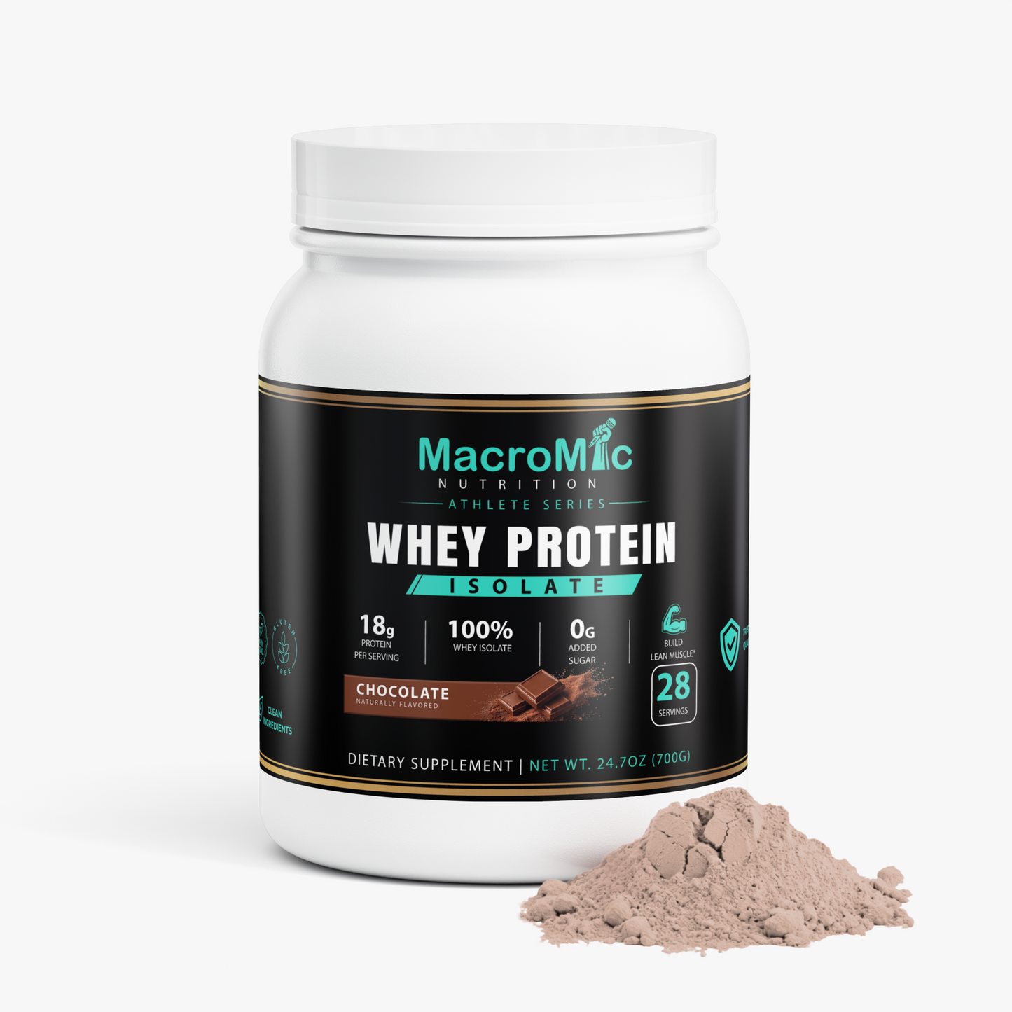 Pure3 100% Whey Protein Isolate (Chocolate)